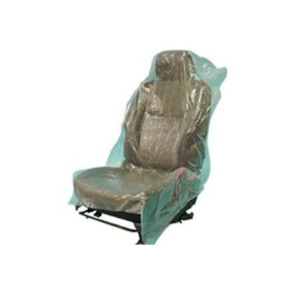 Johndow Industries JohnDow Premium Plastic Seat Covers Roll, Green - 200 Covers/Roll - SC-2 SC-2